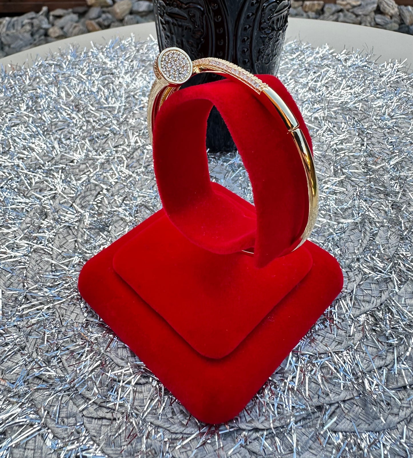 Nail Cuff Bangle