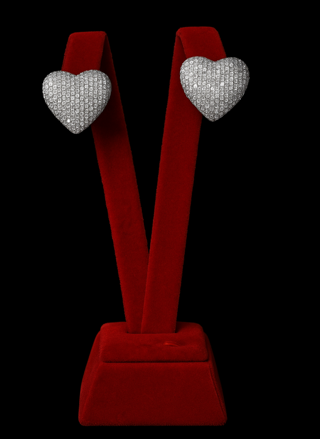 Heart Stud Earrings