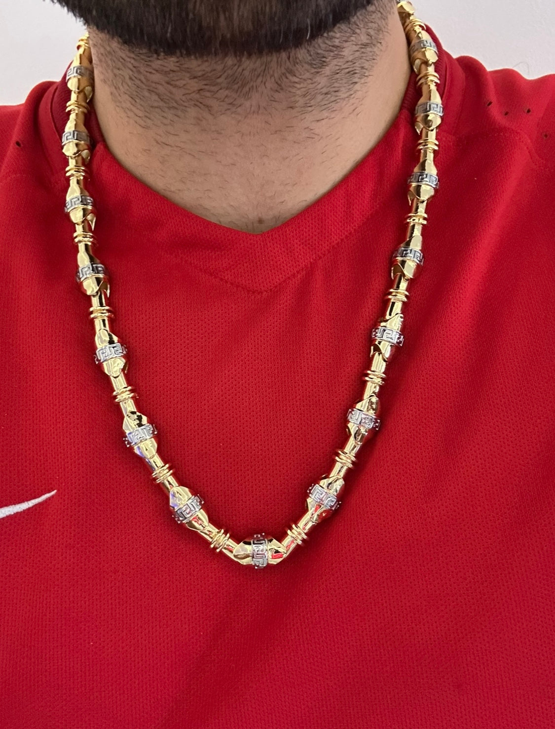 Greca Two Tone Men's Chain