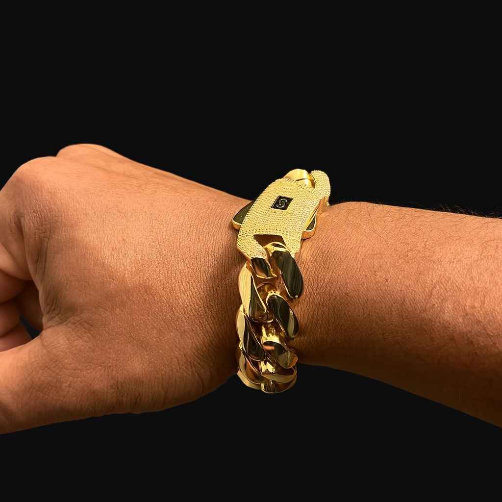 Miami Cuban Chain and Bracelet Set