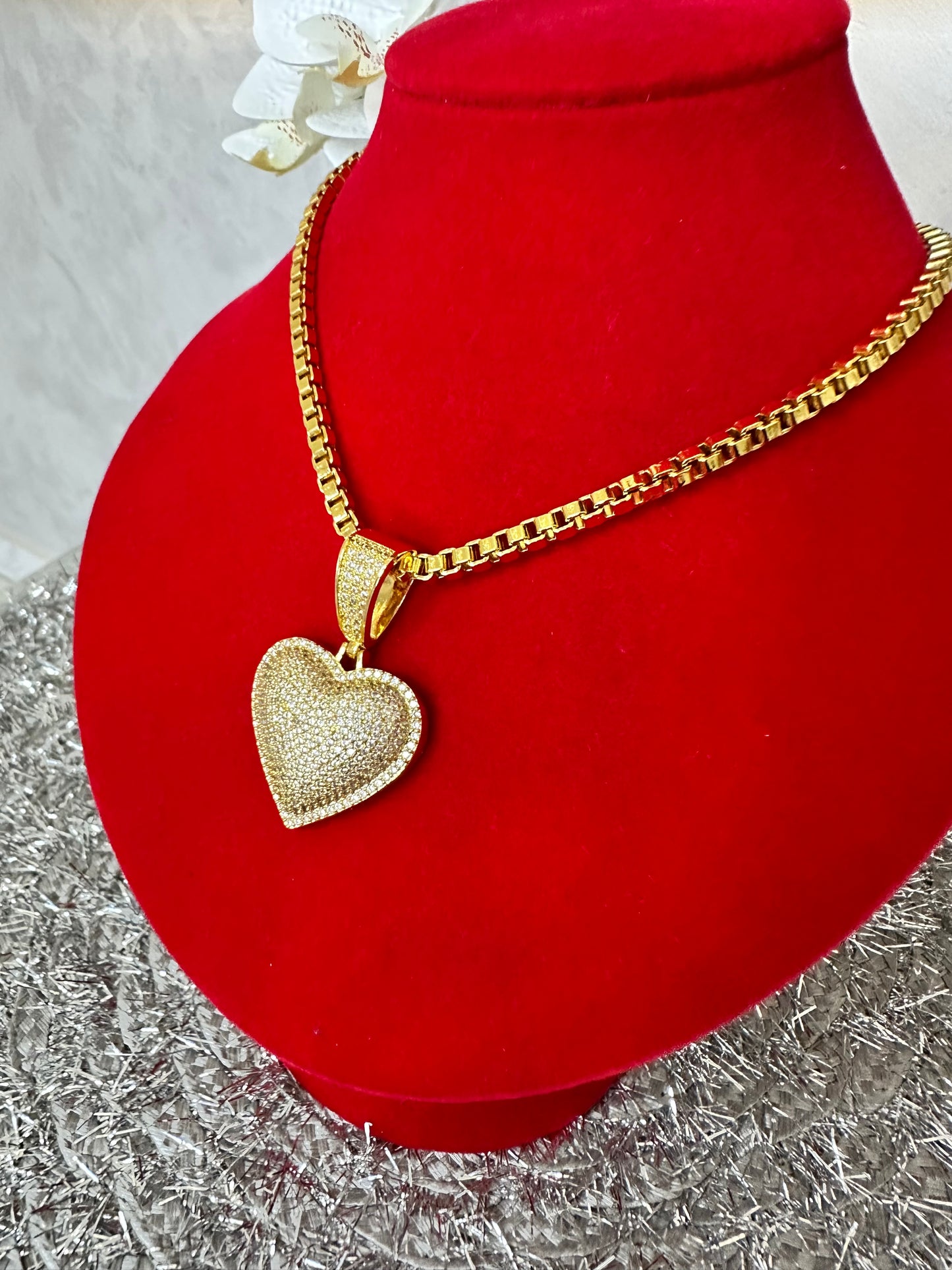 Iced Out Miami Heart Pendant