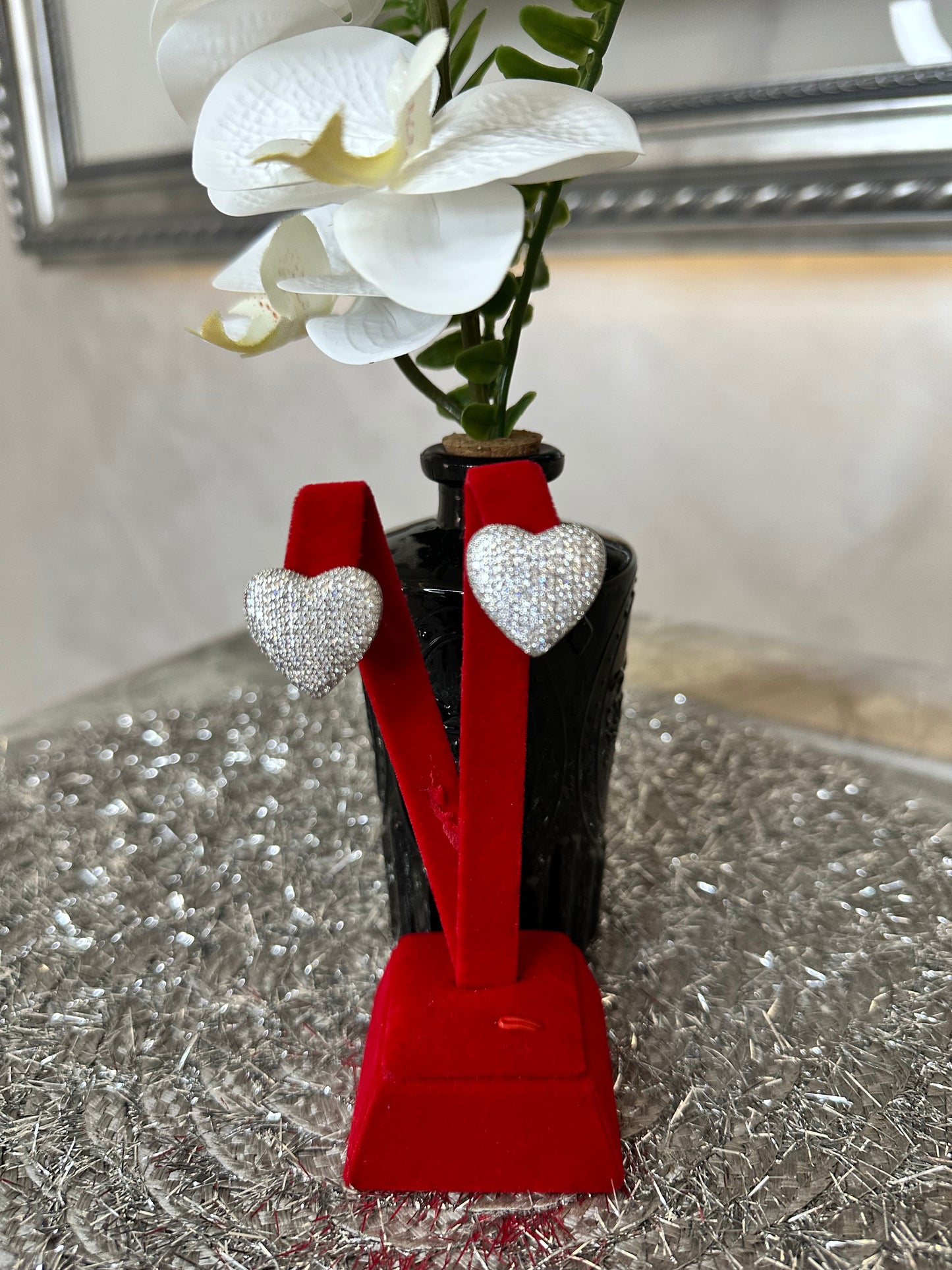 Heart Stud Earrings