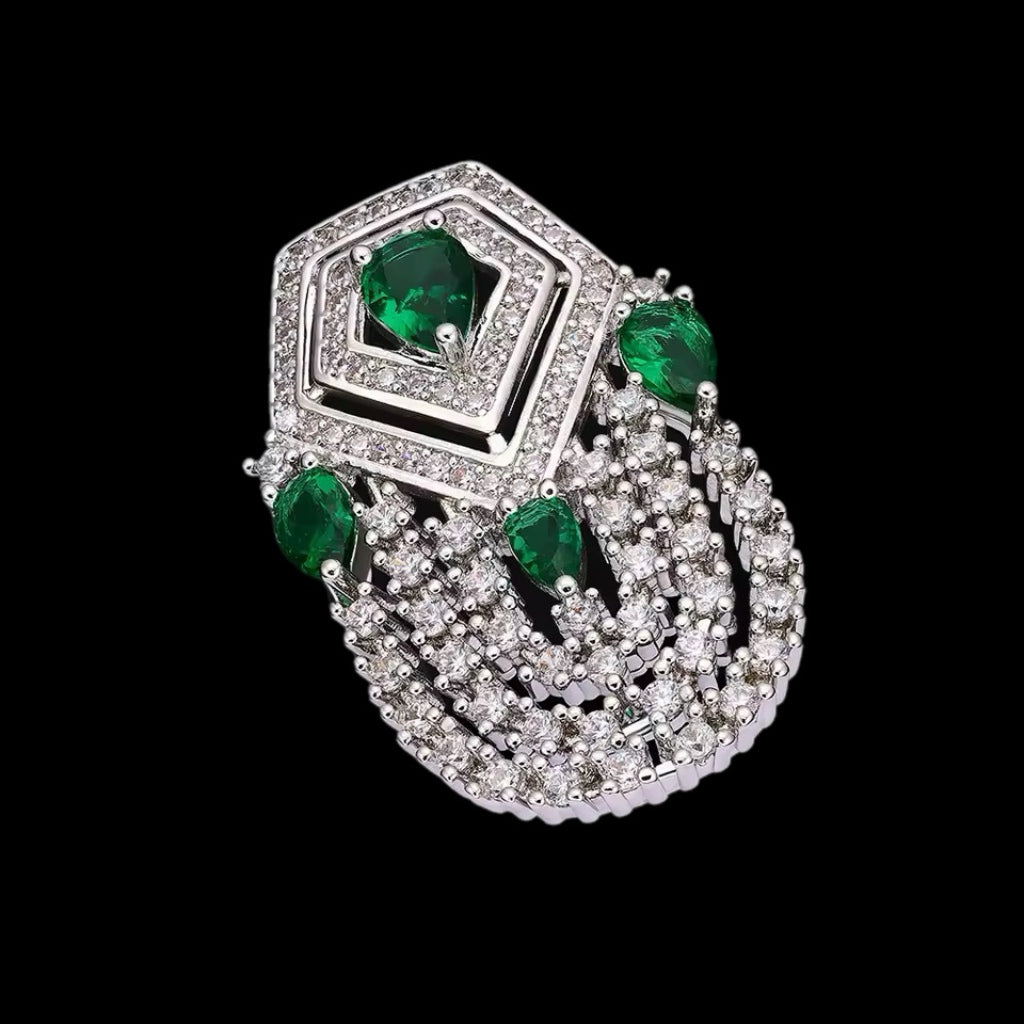 Duchess of Emerald Jewellery Set