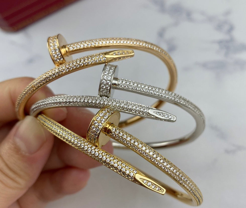 Iced Out Naill Bangle