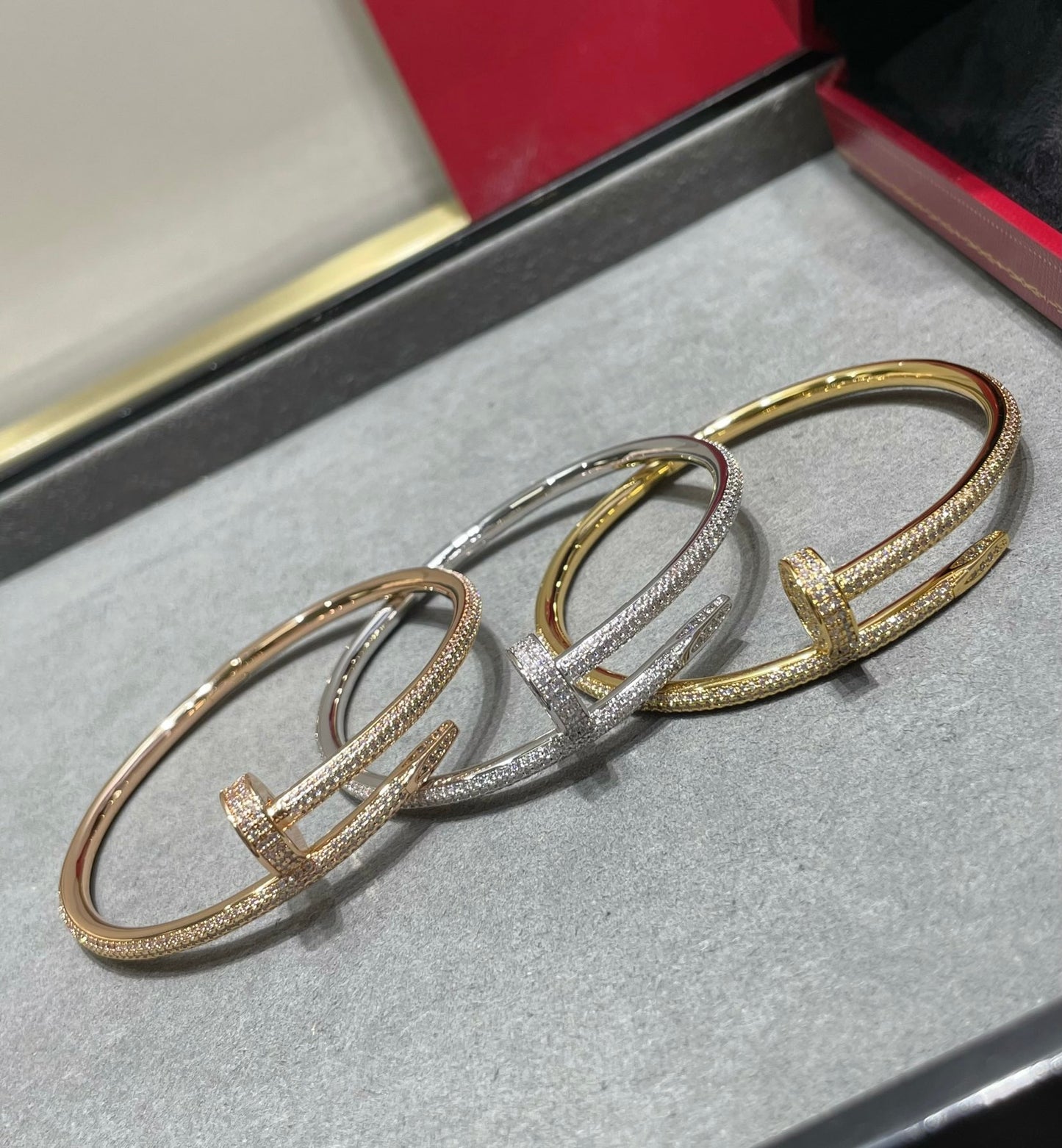 Iced Out Naill Bangle