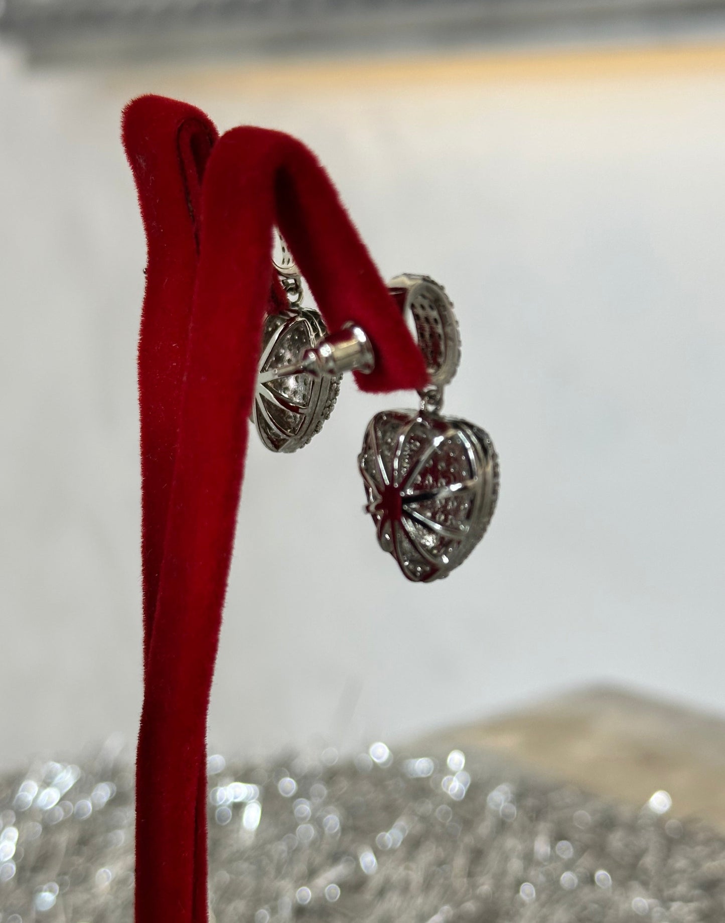 Heart Drop Earrings