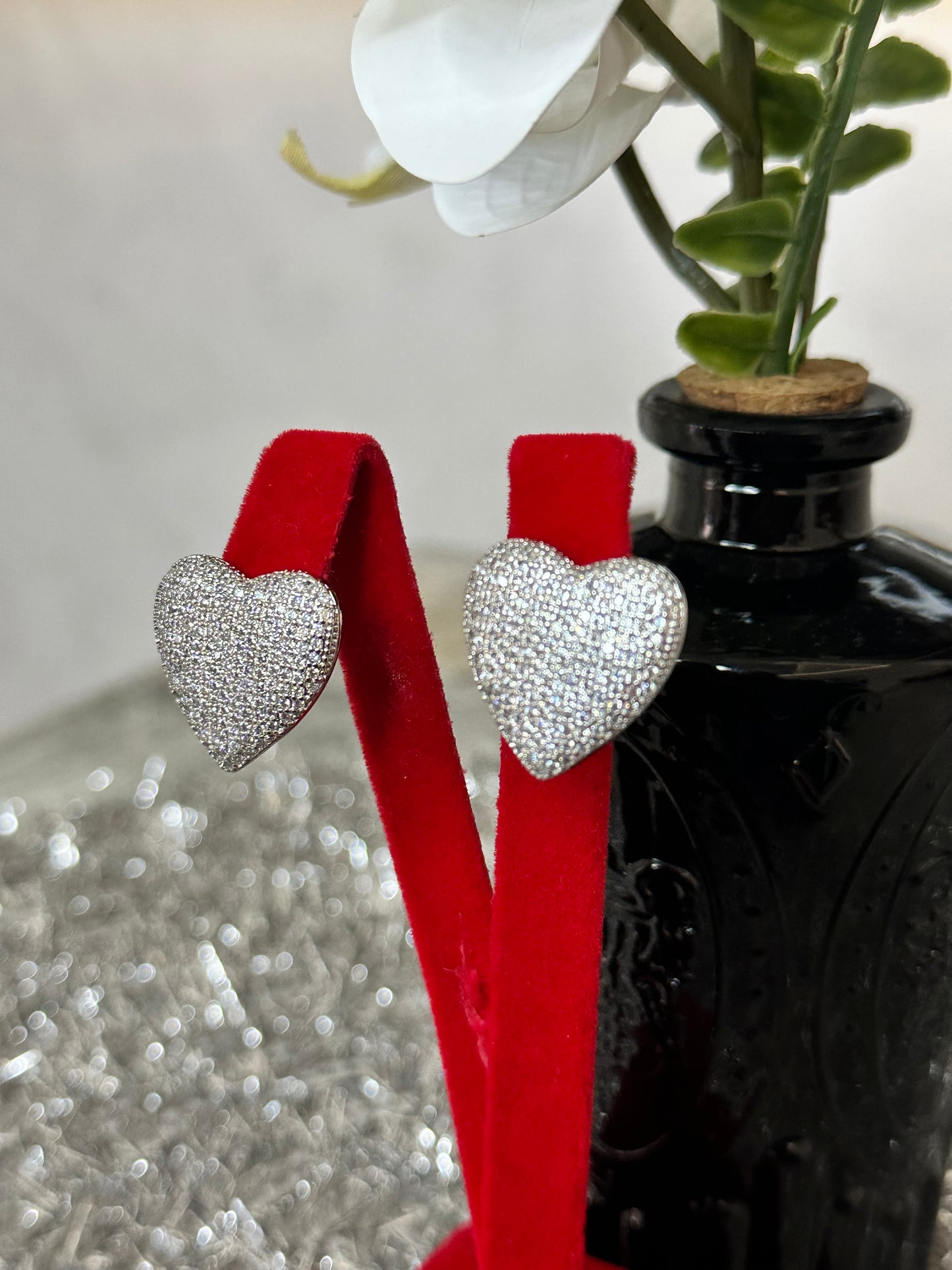 Heart Stud Earrings