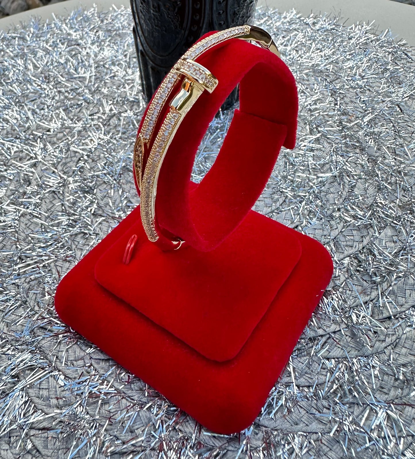 Nail Cuff Bangle