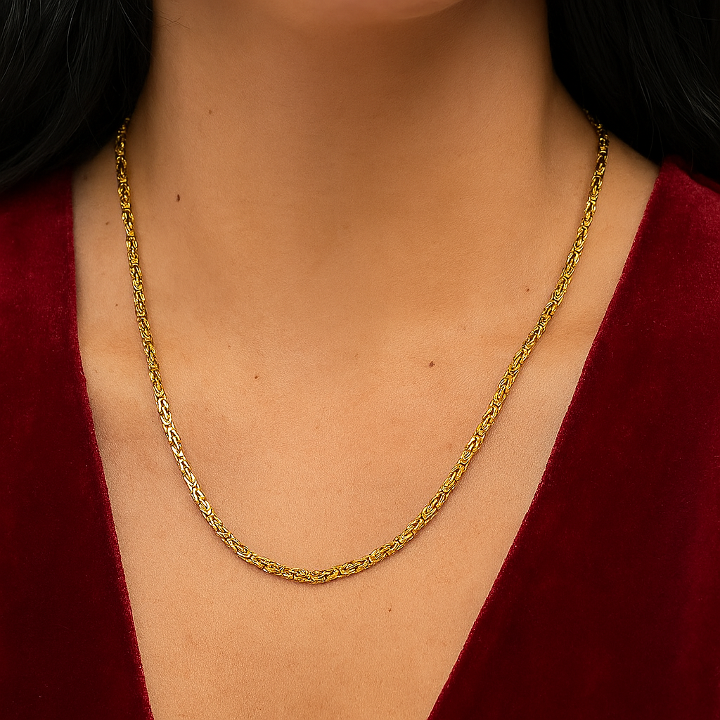 2.5mm Italian Byzantine Chain S925