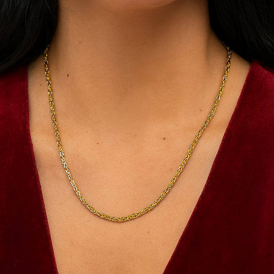 2.5mm Italian Byzantine Chain S925
