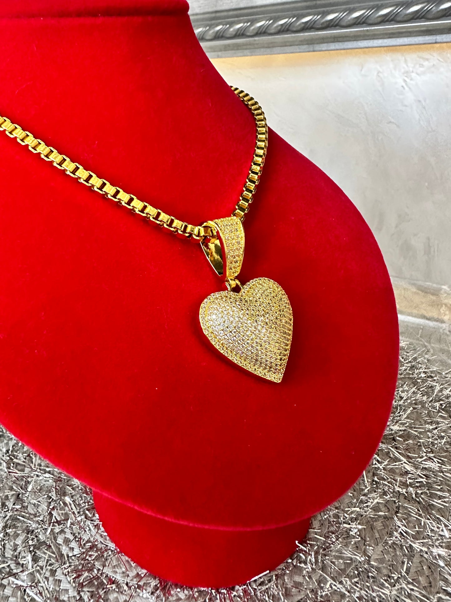 Iced Out Miami Heart Pendant