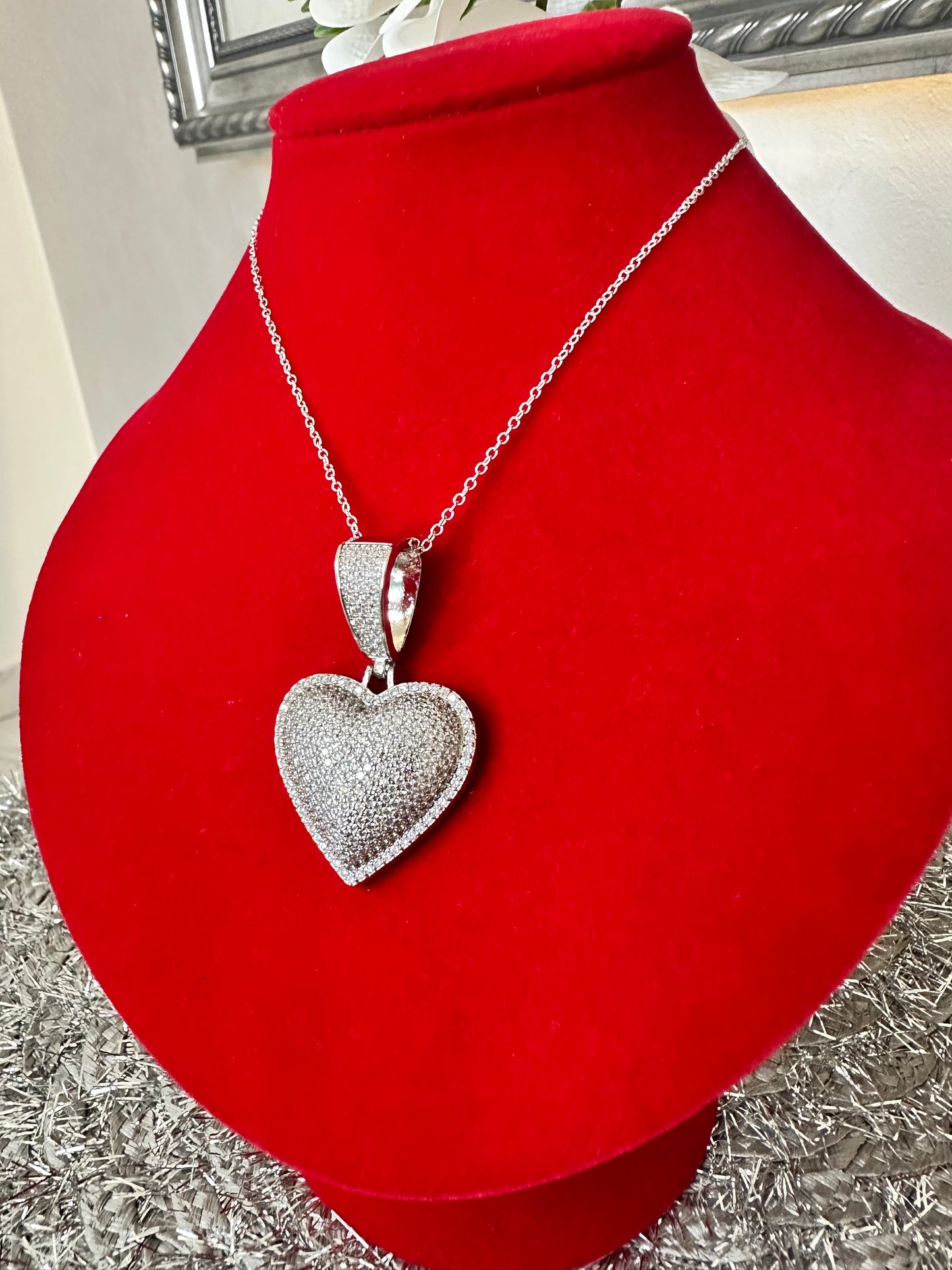 Iced Out Miami Heart Pendant