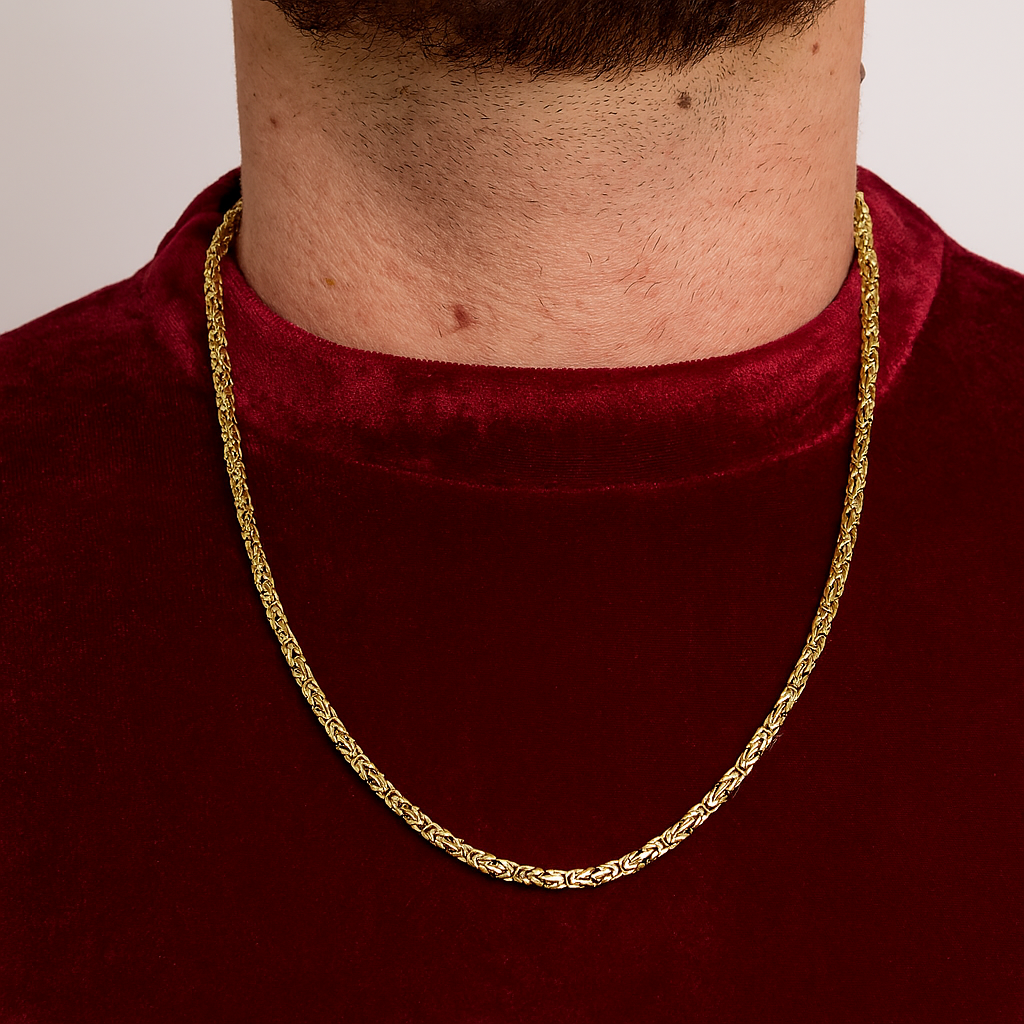 2.5mm Italian Byzantine Chain S925