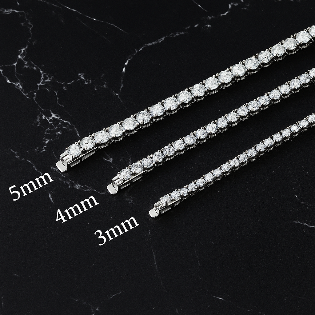 Moissanite Tennis Chain