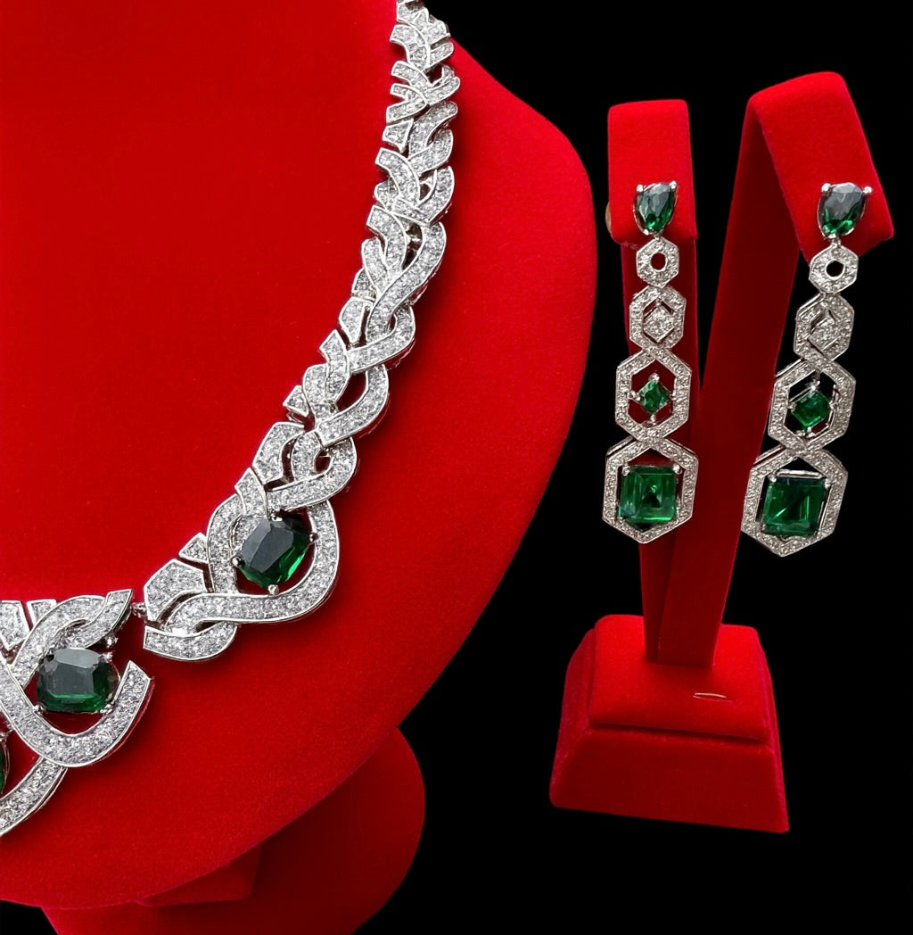Wave Necklace & Earring Set