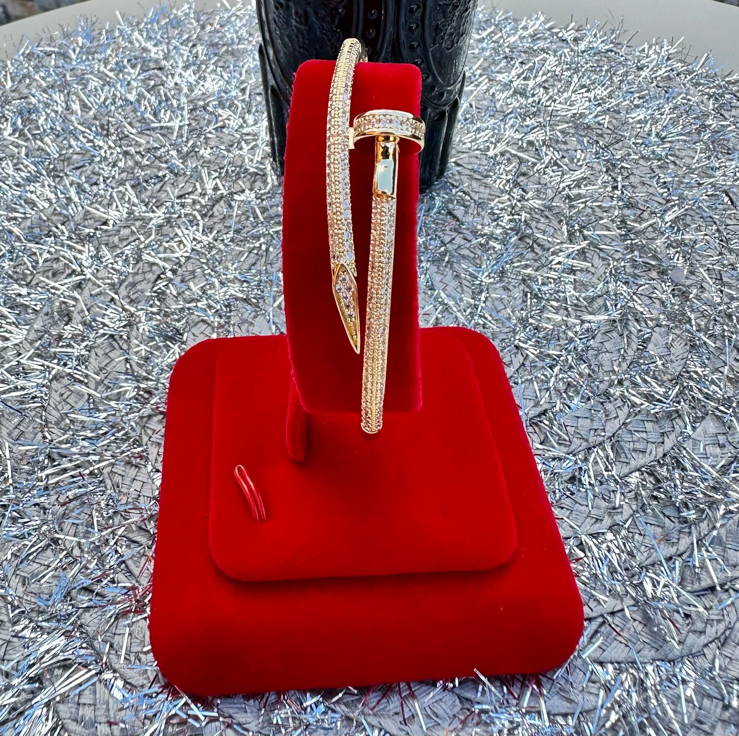 Nail Cuff Bangle