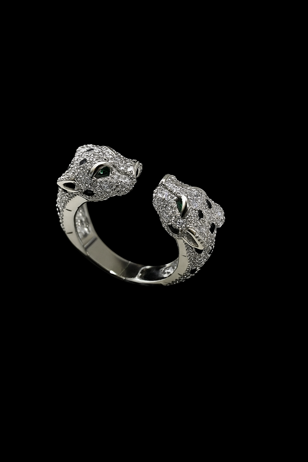 Panthere Cuff Bracelet and Ring Set
