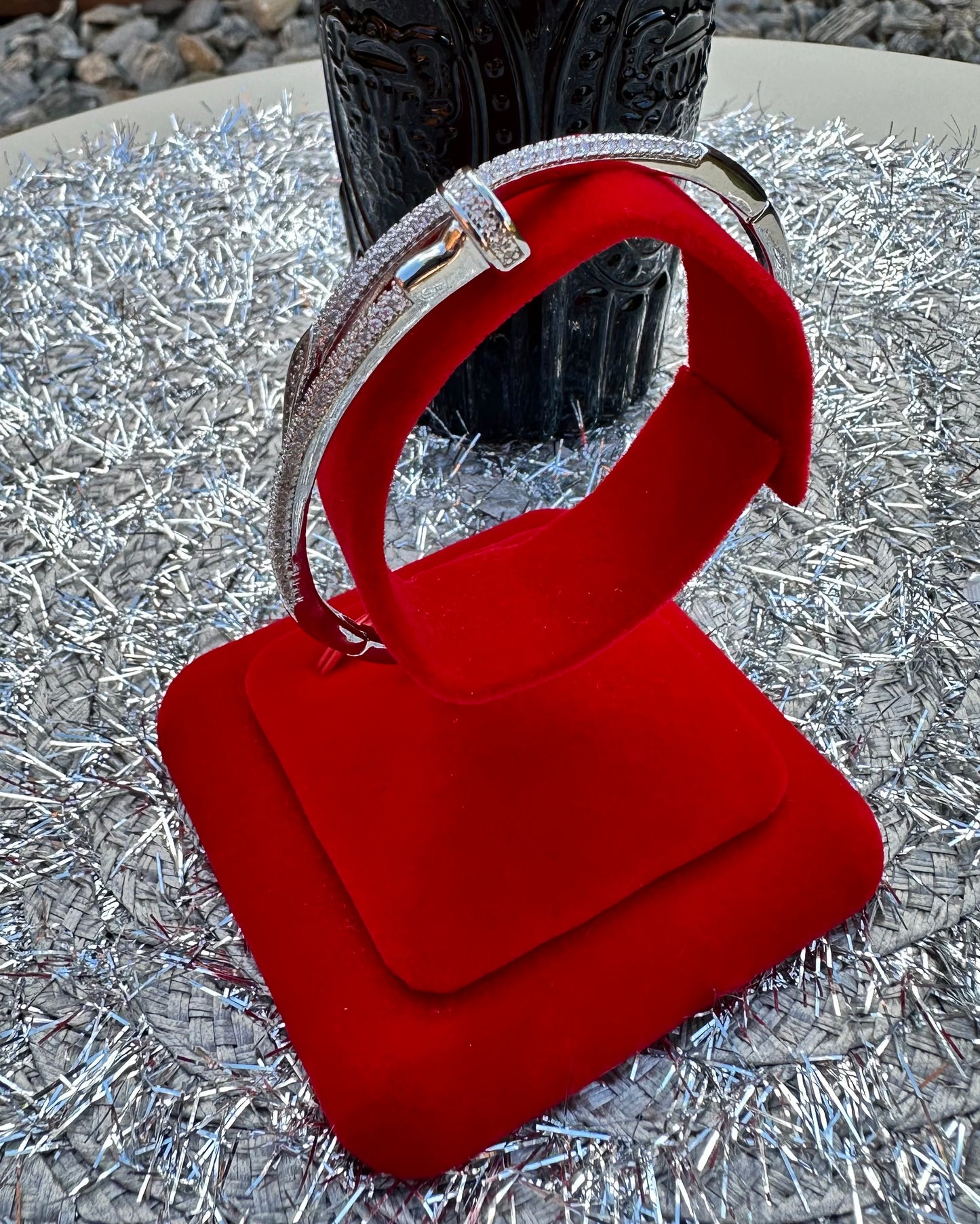 Nail Cuff Bangle