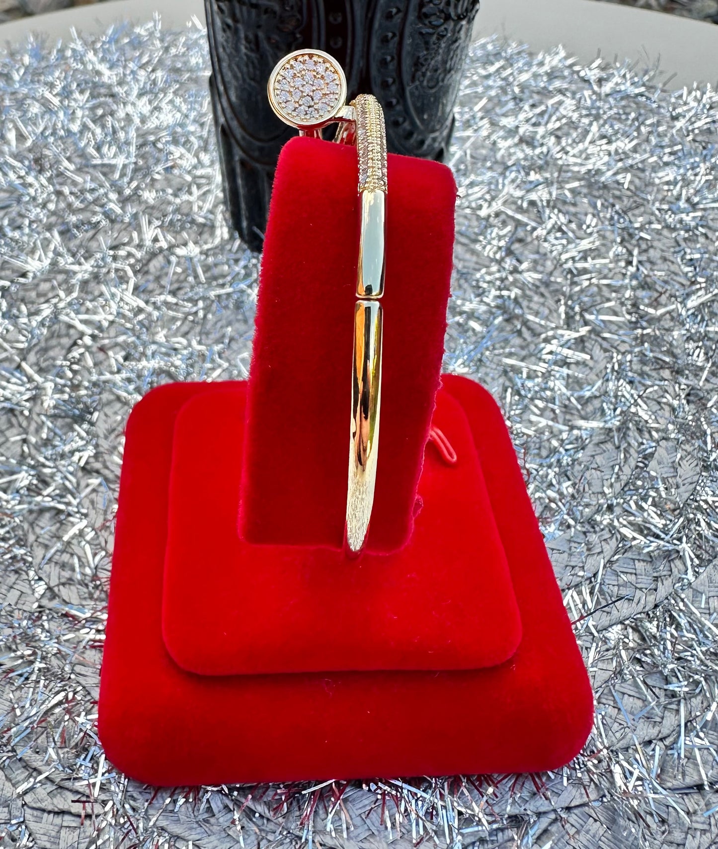 Nail Cuff Bangle