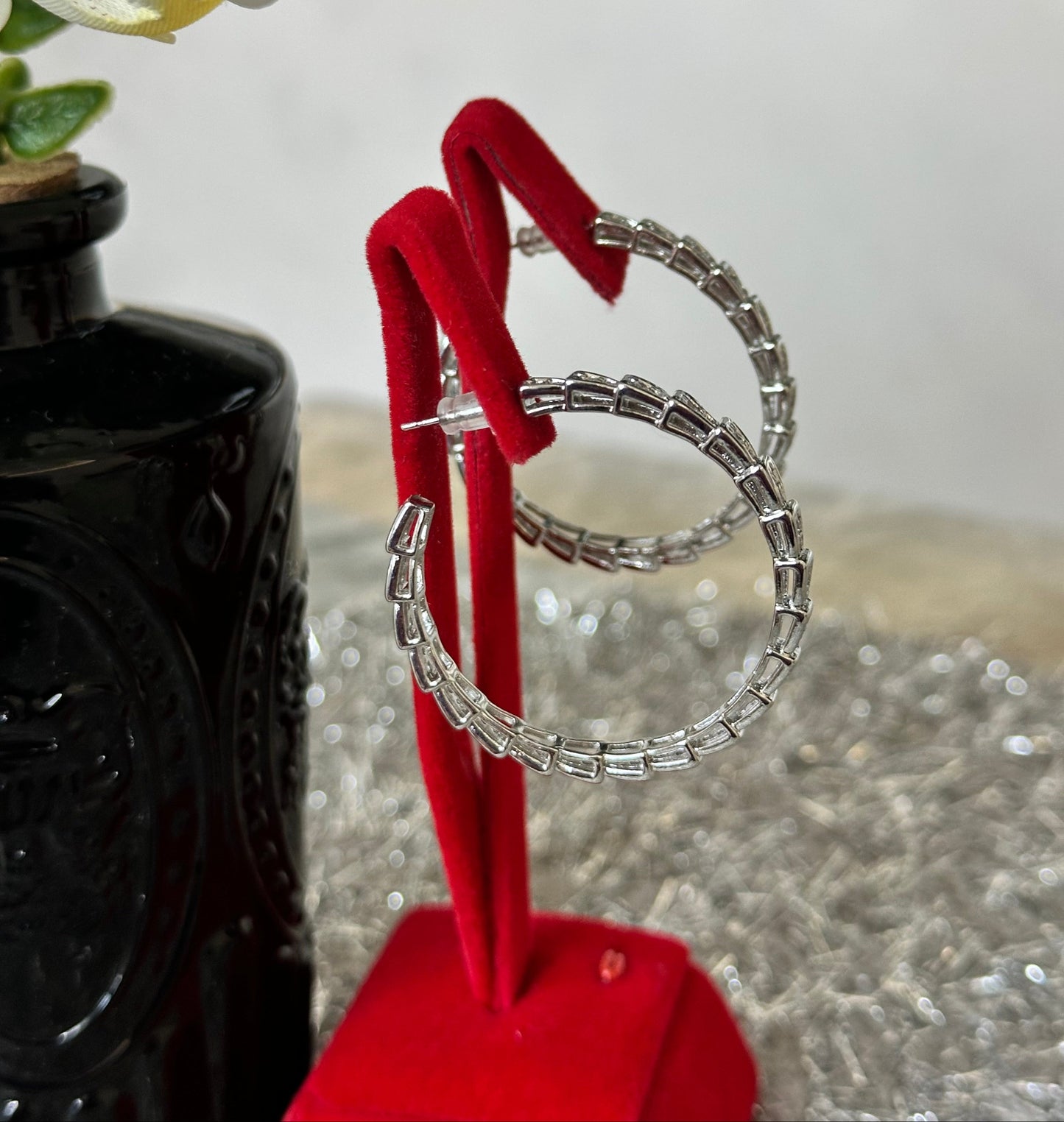 Serpenti Hoop Earrings