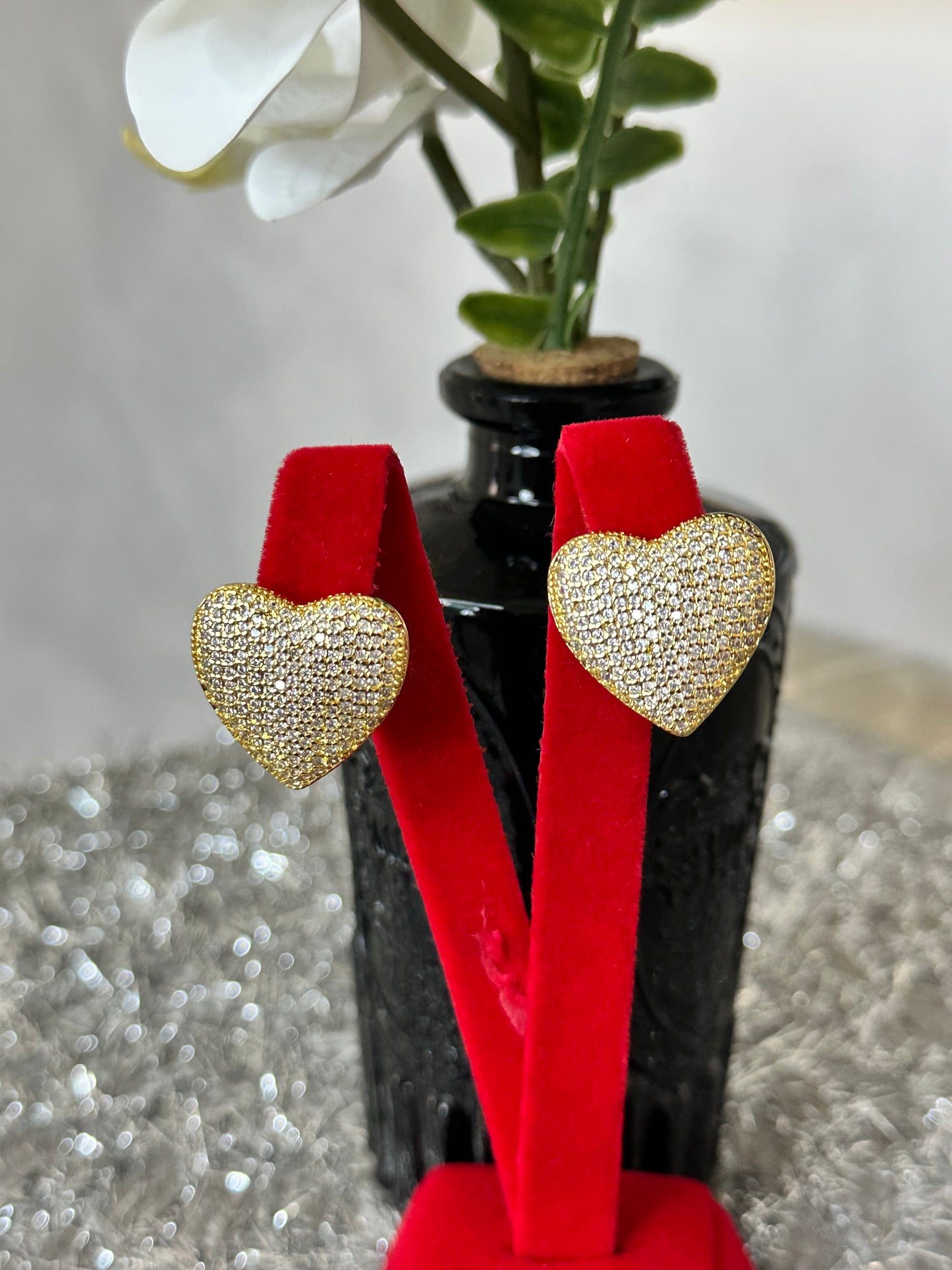 Heart Stud Earrings