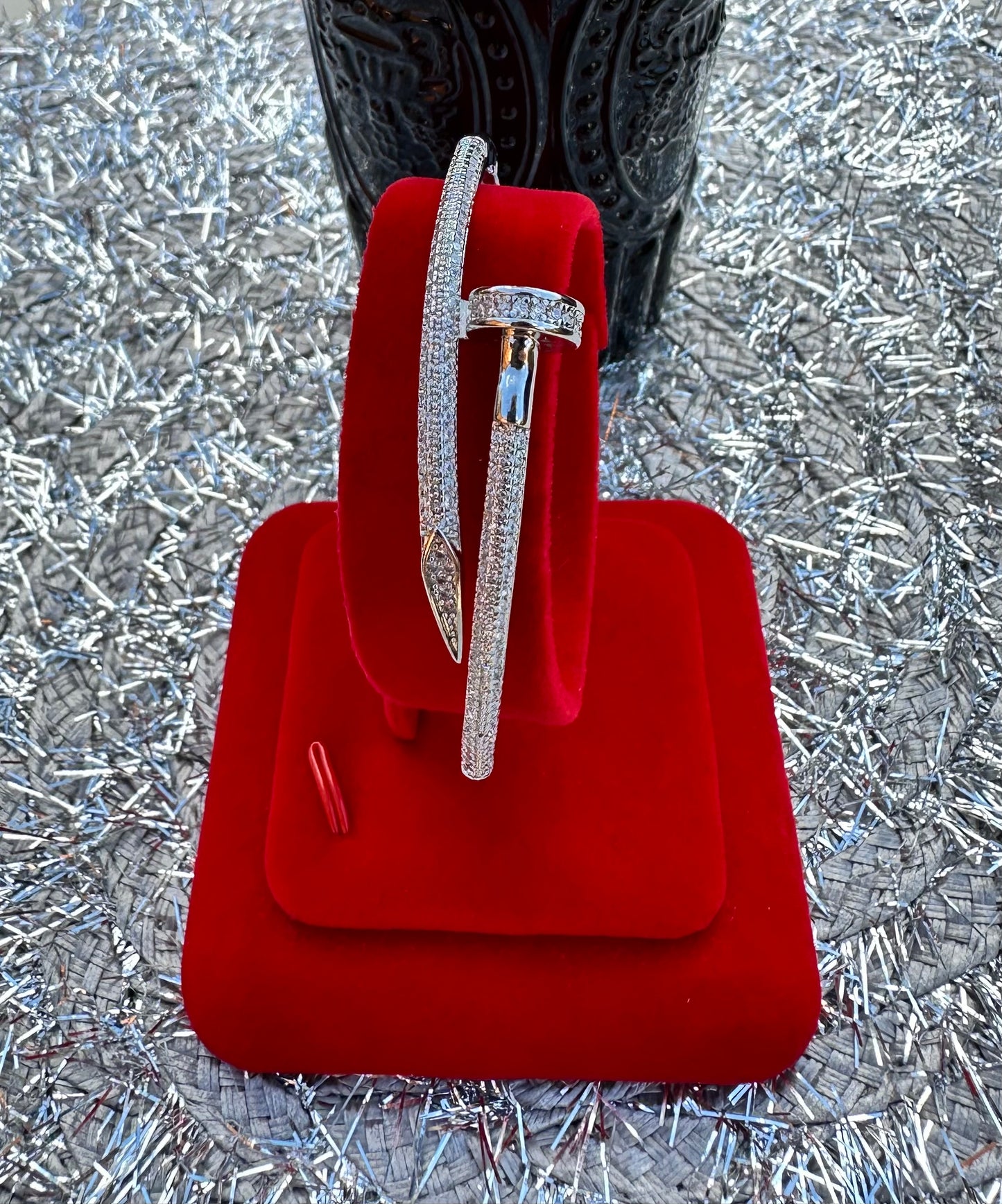 Nail Cuff Bangle