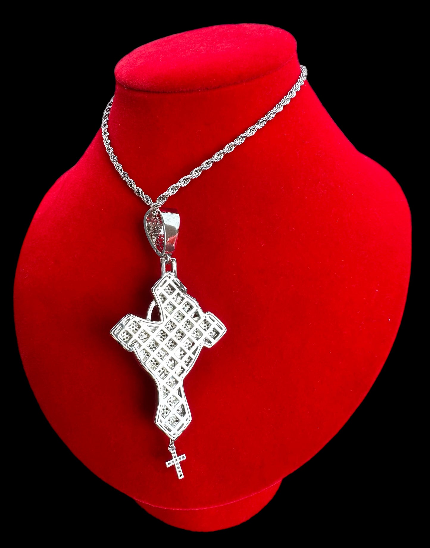 Bussdown Praying Hands Cross Pendant