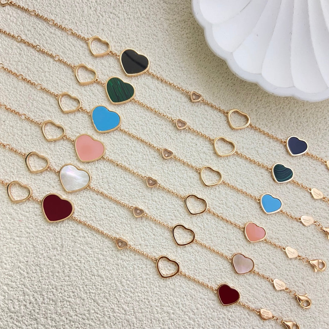 Happy Heart Charm Bracelet