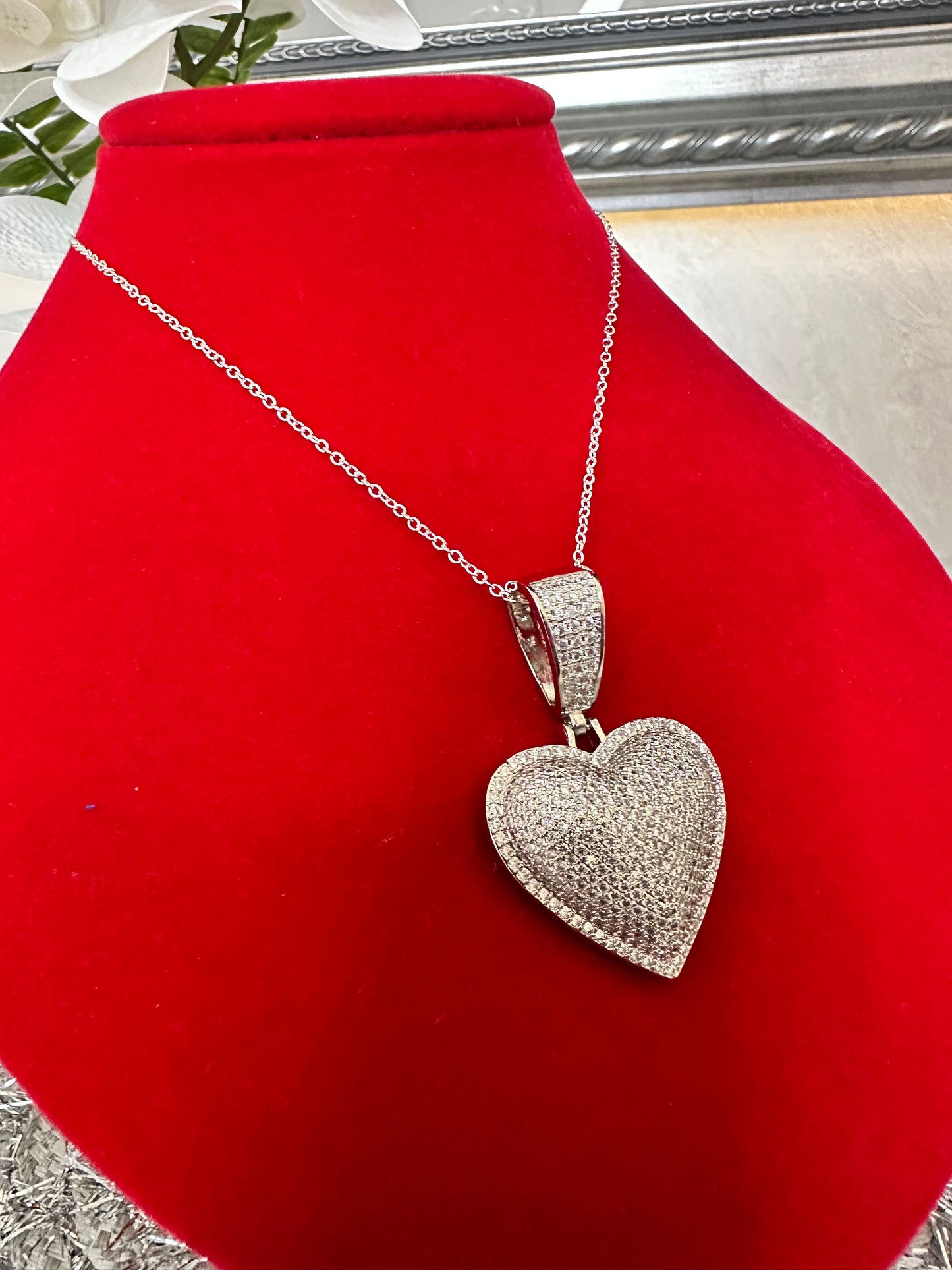 Iced Out Miami Heart Pendant