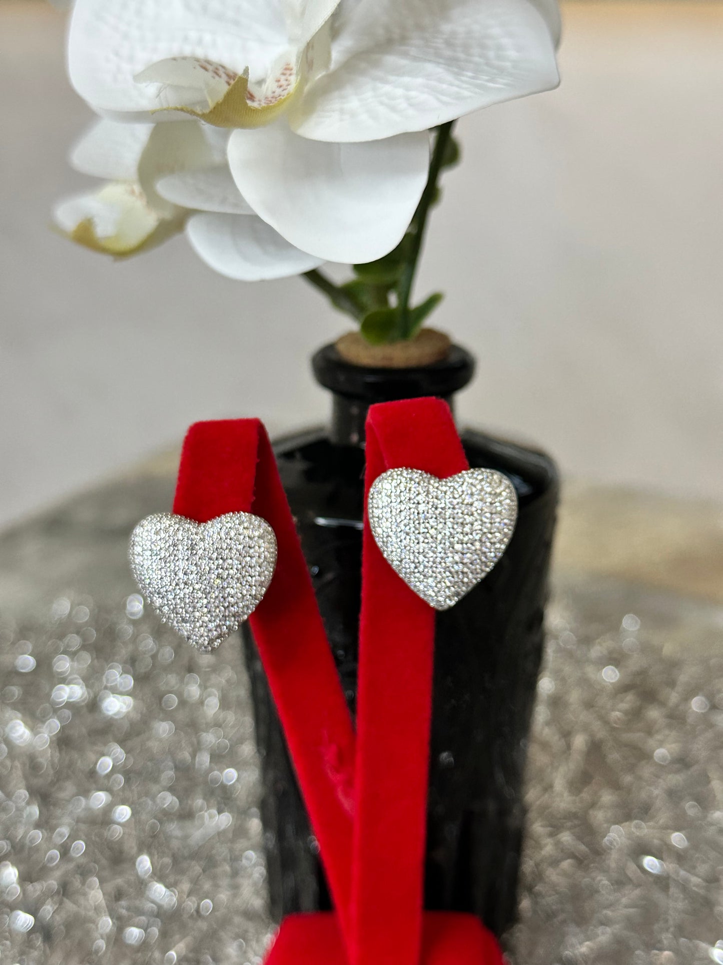 Heart Stud Earrings