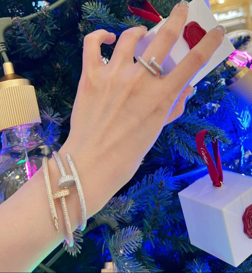 Iced Out Naill Bangle