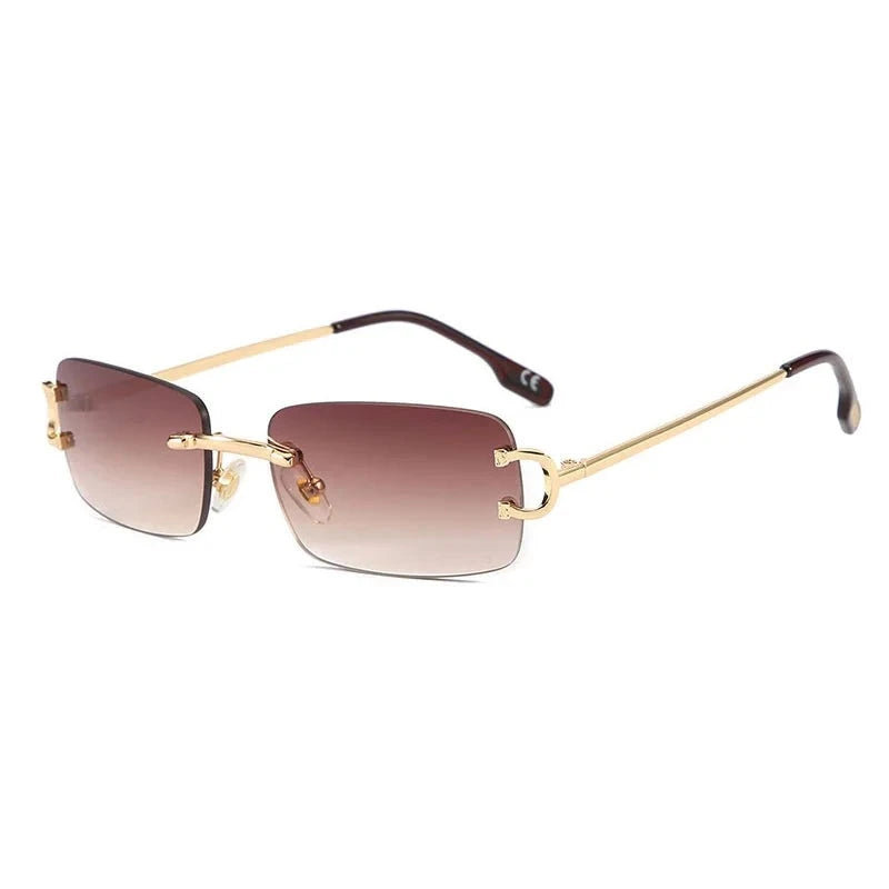 Rimless Unisex Sunglasses
