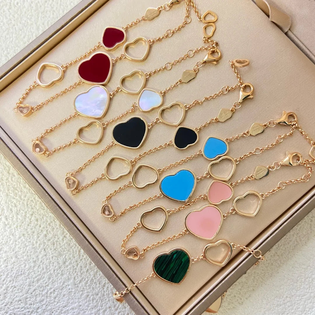 Happy Heart Charm Bracelet