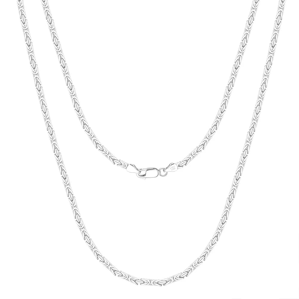 2.5mm Italian Byzantine Chain S925