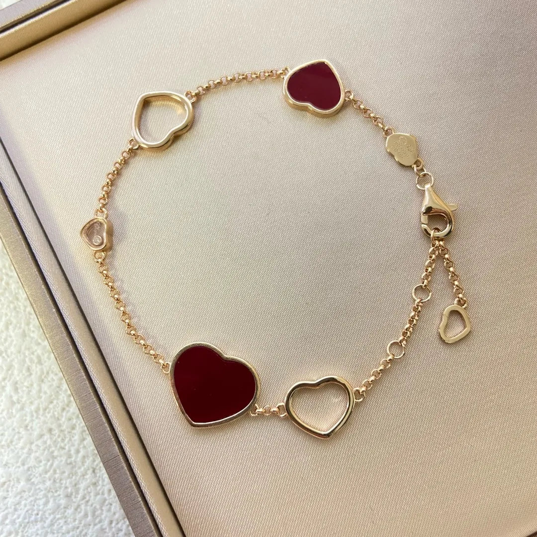 Happy Heart Charm Bracelet