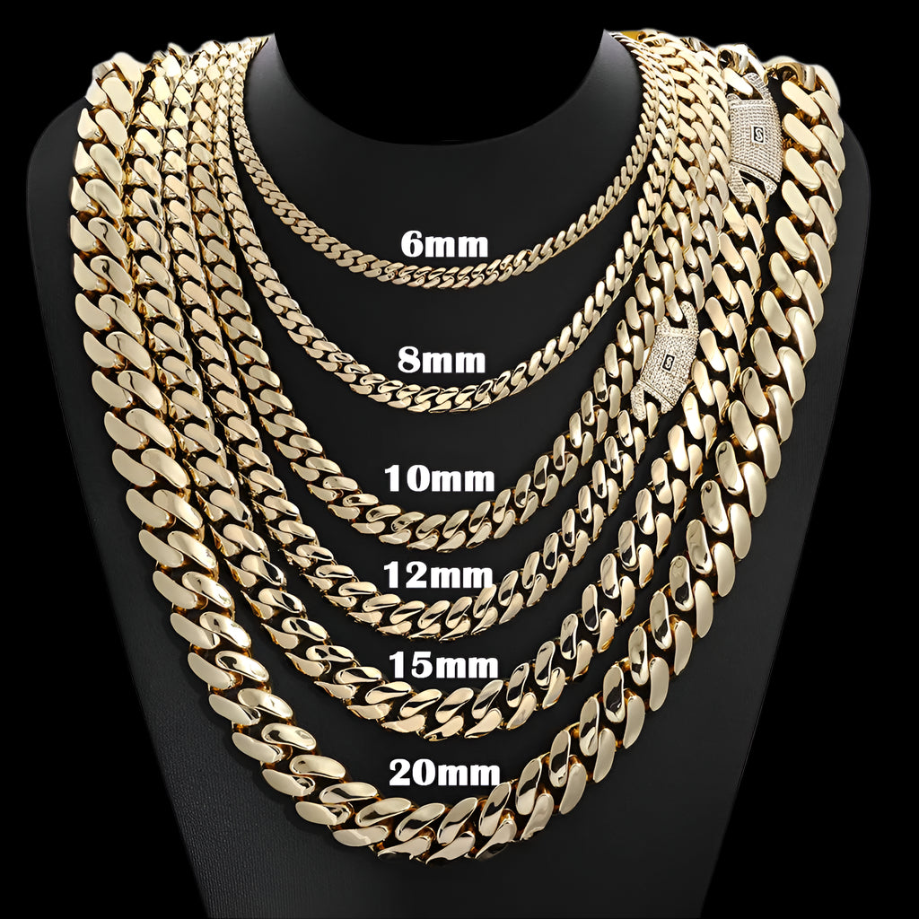 Miami Cuban Chain and Bracelet Set