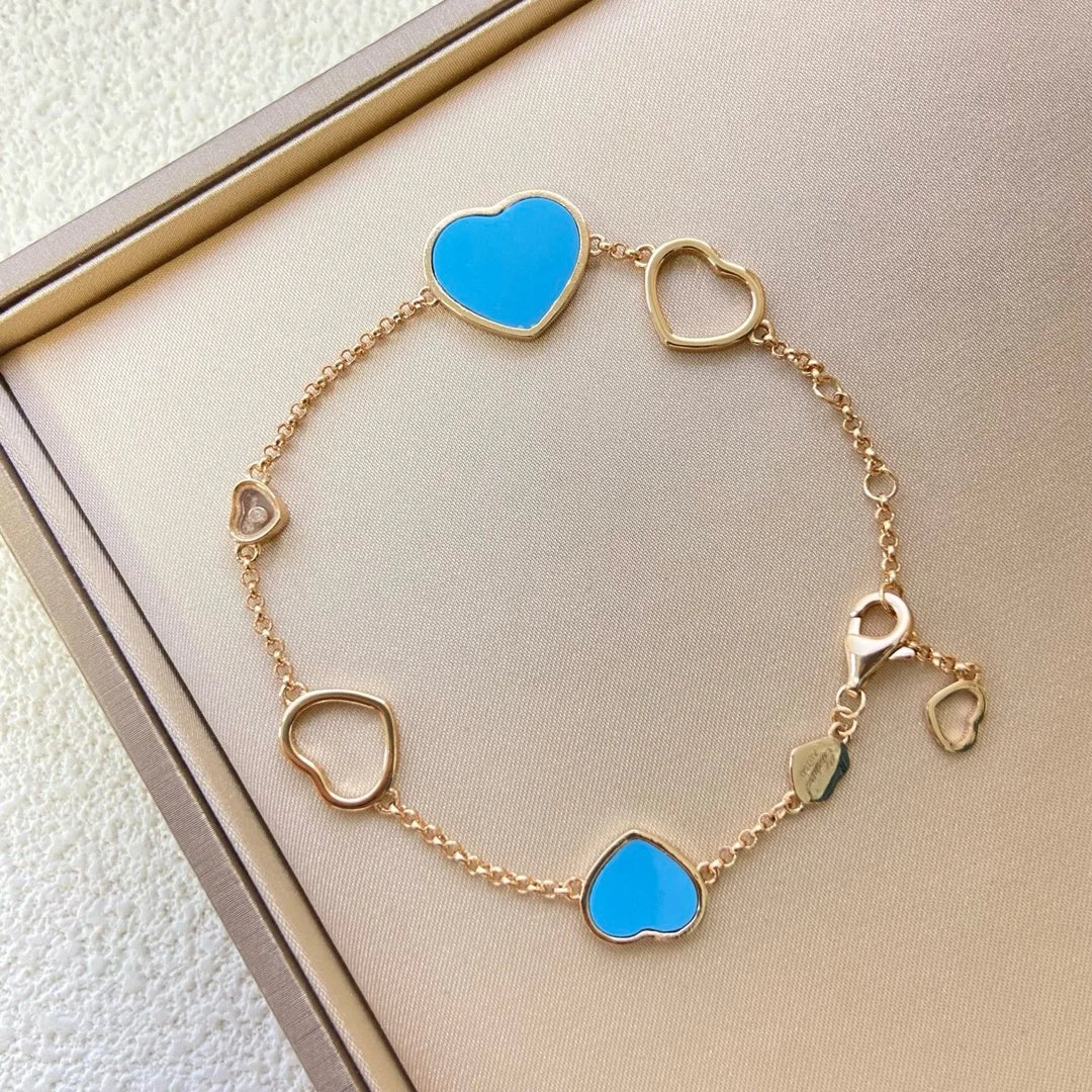 Happy Heart Charm Bracelet