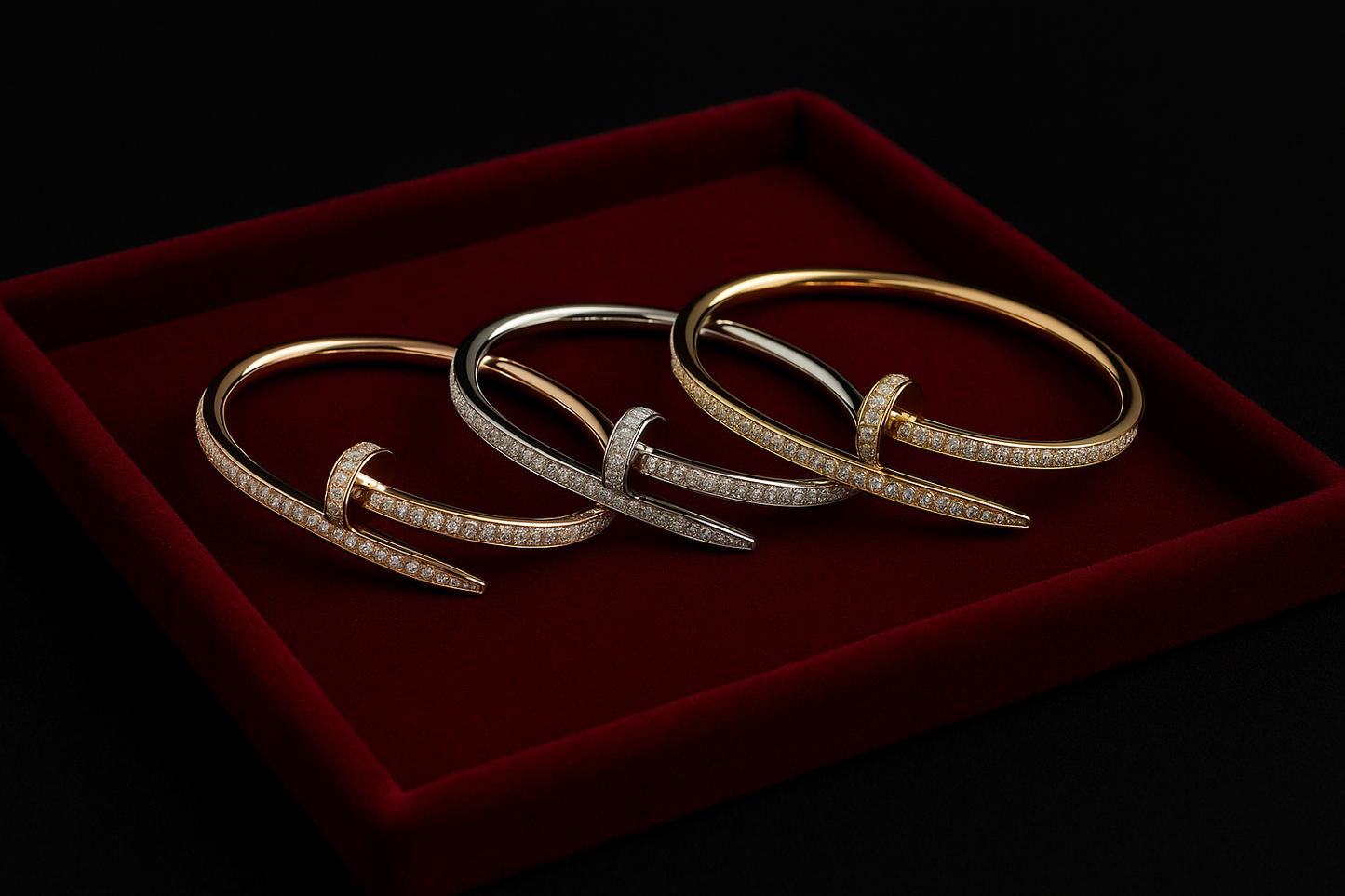 Iced Out Naill Bangle