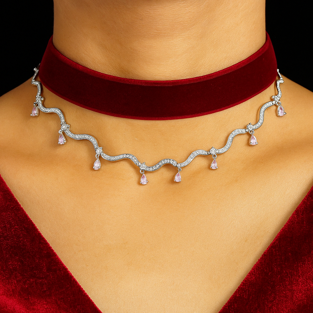 Waves Drop Necklace