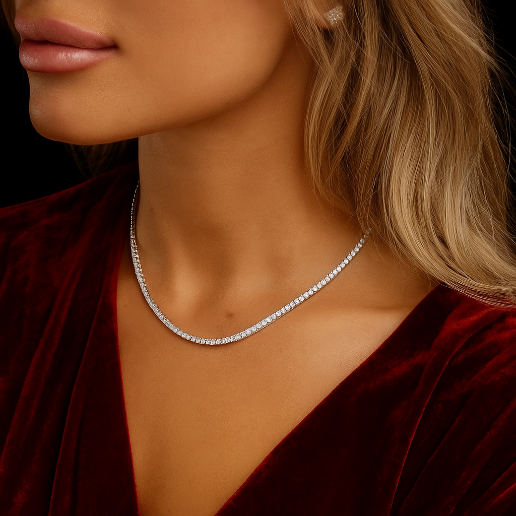 Moissanite Tennis Chain
