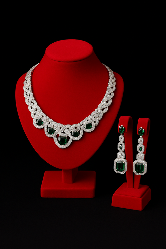 Wave Necklace & Earring Set