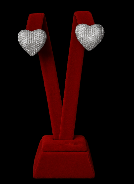 Heart Stud Earrings