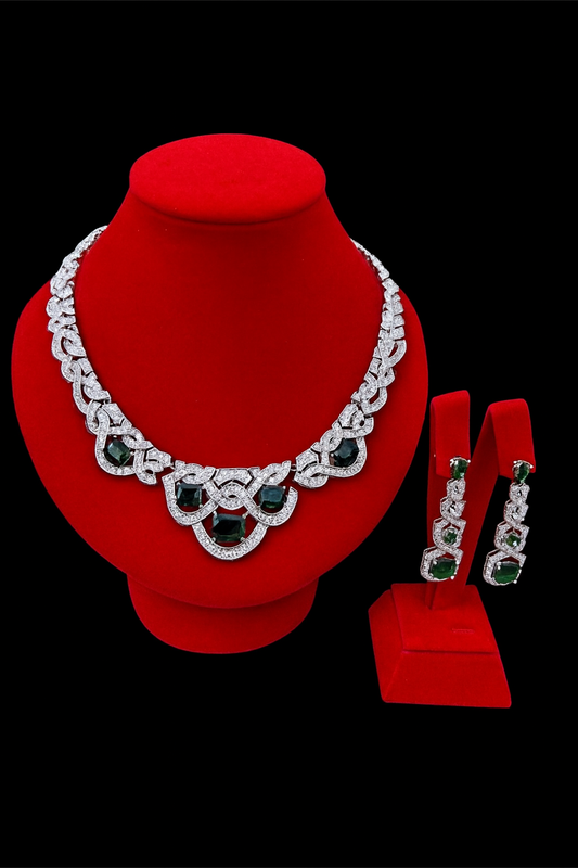 Wave Necklace & Earring Set