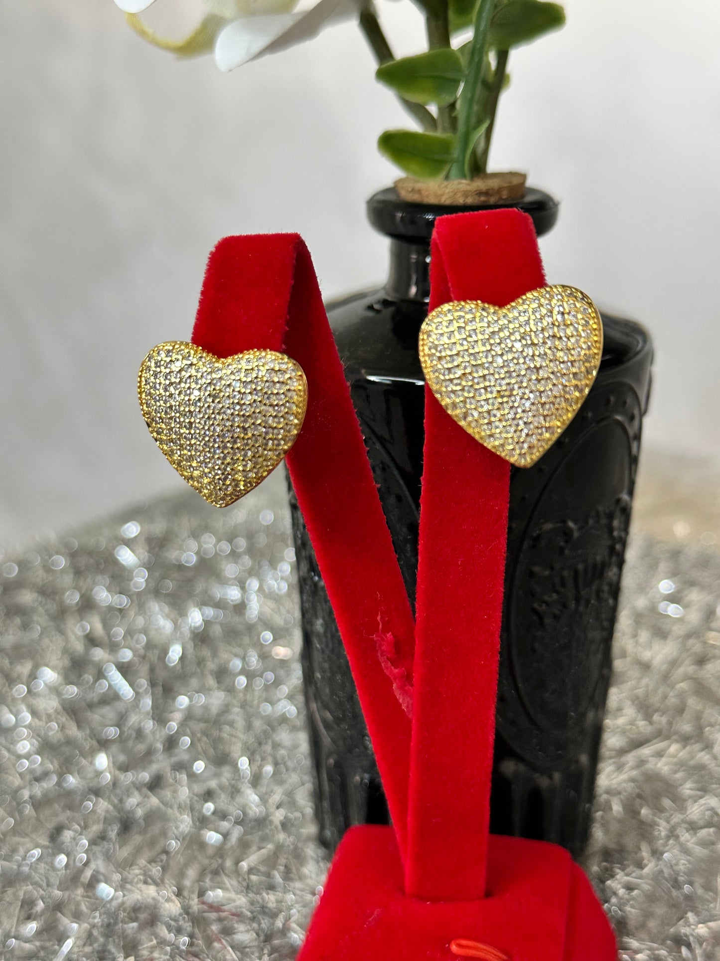 Heart Stud Earrings