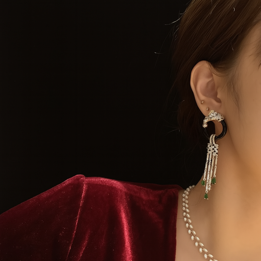 2in1 Panthere Earrings