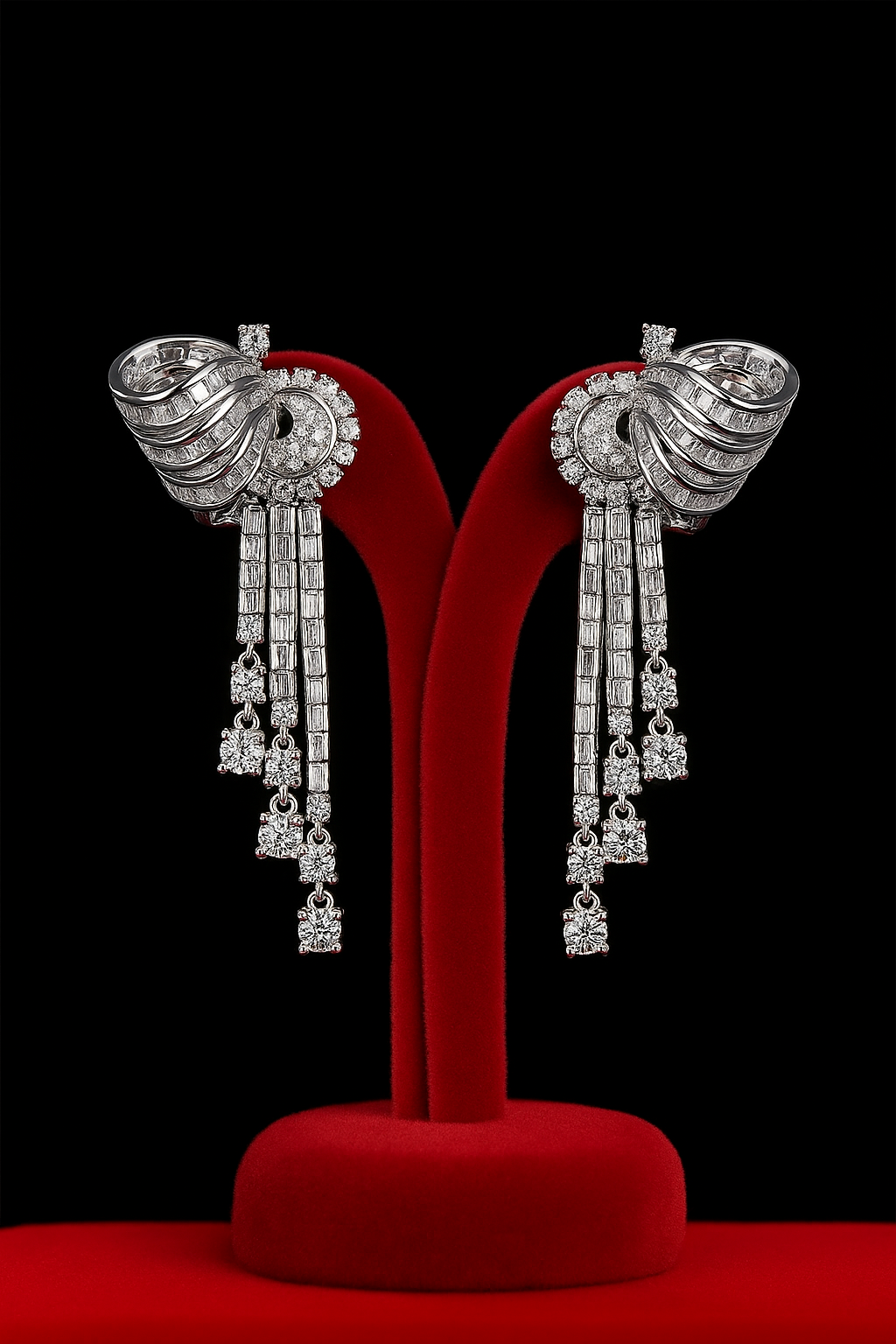 Celestia™ Radiant Cascade Drop Earrings S925