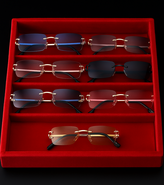 Rimless Unisex Sunglasses