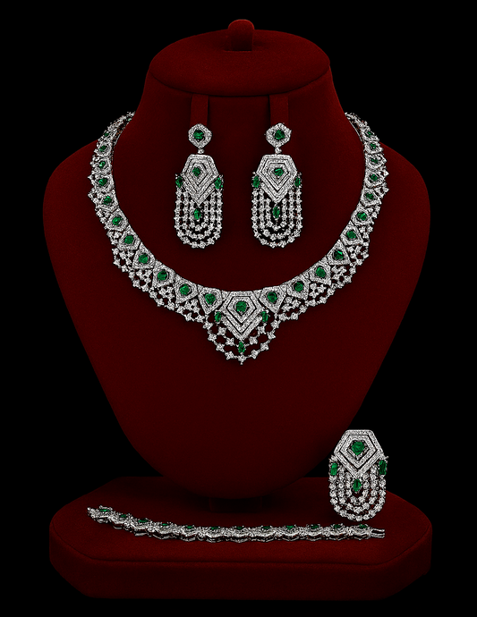 Duchess of Emerald Jewellery Set