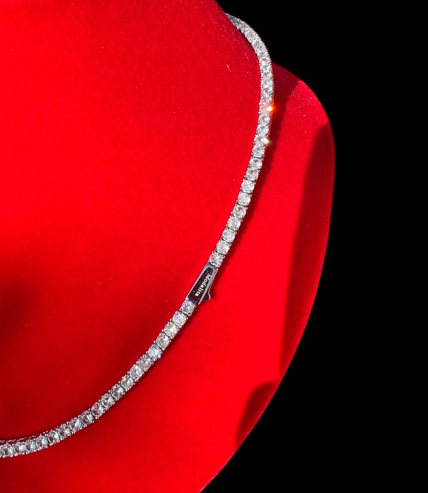 Modalita™ 18K White Gold Tennis Bracelet & Necklace
