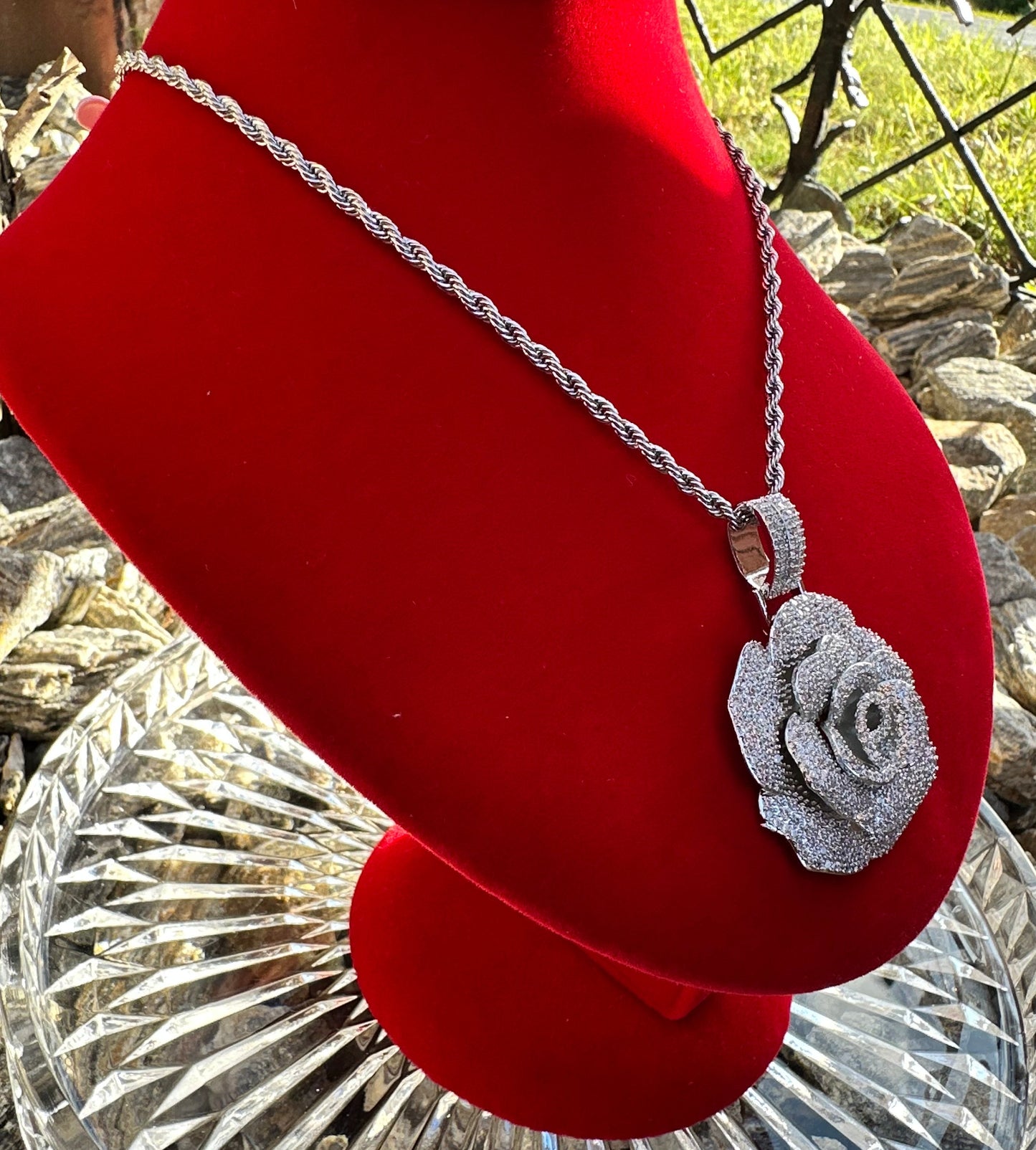 Jumbo Flower Pendant